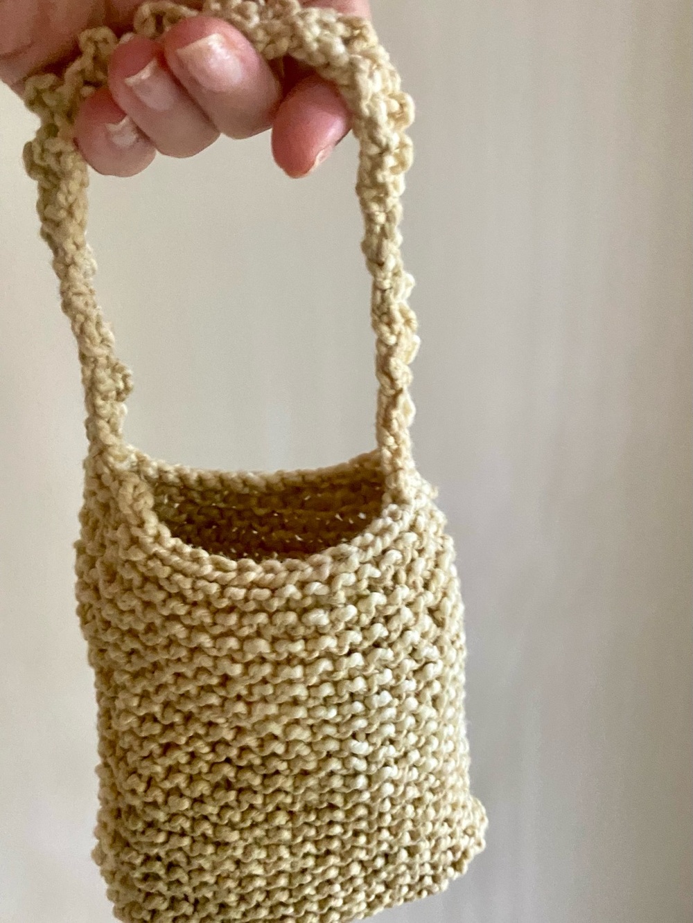 Handmade Mini Tote Bag